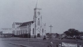 Praça da Matriz nos tempos antigos