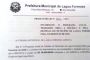 Projeto de Lei de maior responsabilidade do Legislativo de Lagoa Formosa será apresentado na 32ª reunião ordinária 